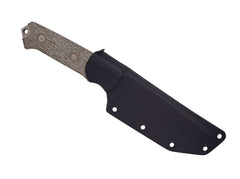Briceag Base Camp Niolox Green Canvas Micarta MKM- Constructie Full-Tang, Lama Niolox