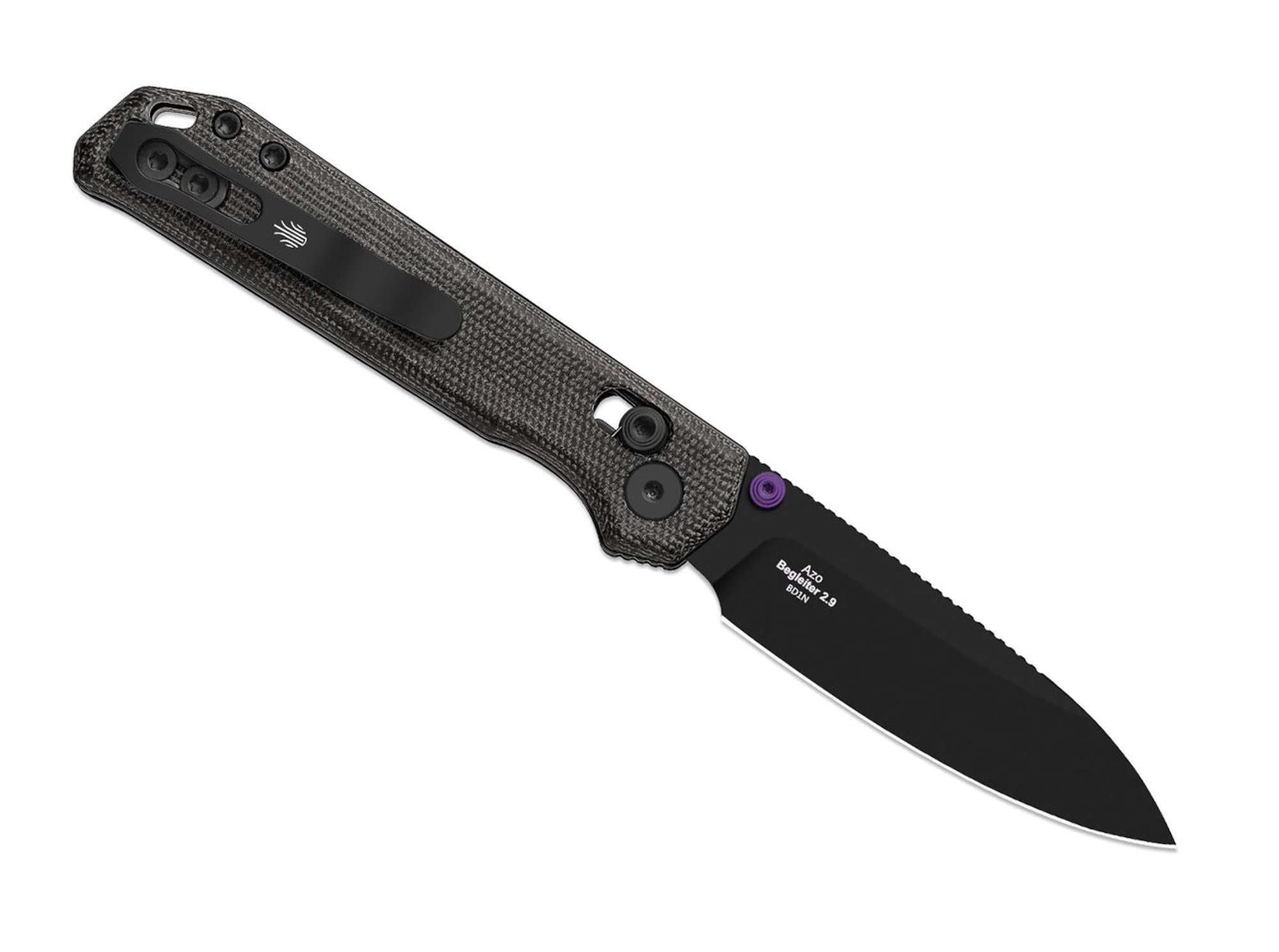 Briceag Begleiter 2.9 BD1N Black Norplex UltreX Micarta PVD Kizer