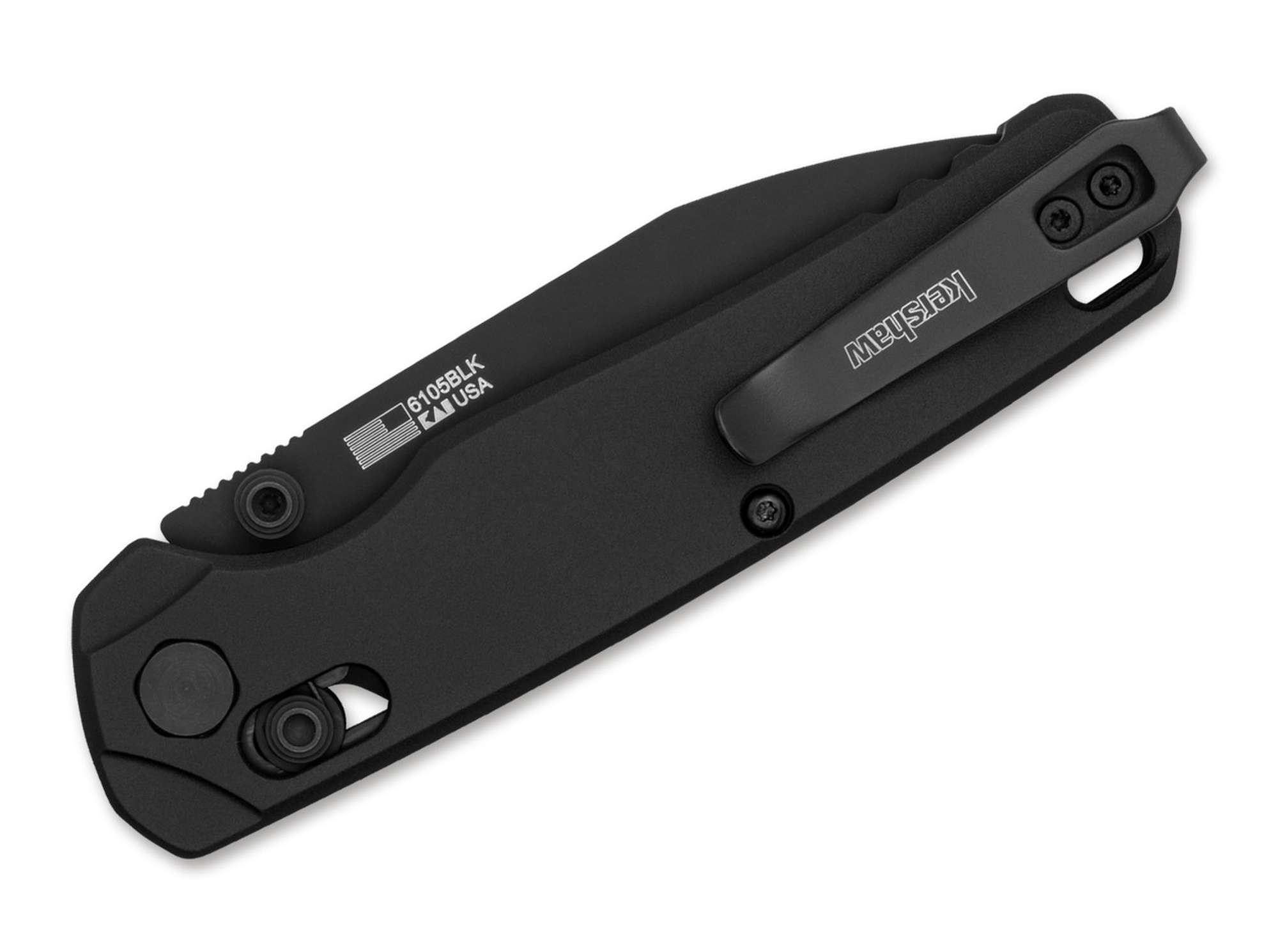 Briceag Bel Air Black Kershaw- Lama MagnaCut, Fabricat in SUA
