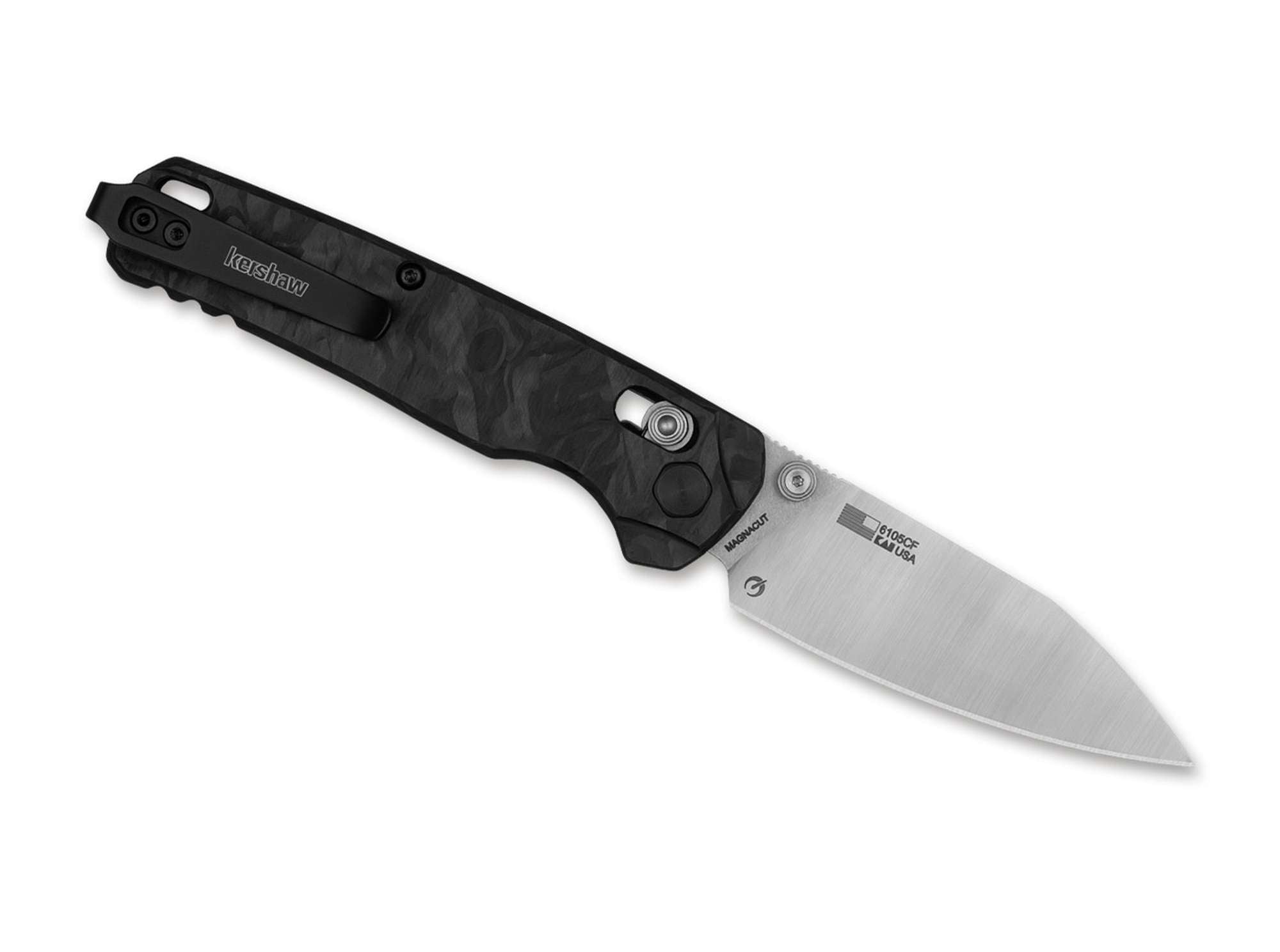 Briceag Bel Air Carbon Fiber Kershaw- Lama MagnaCut, Maner Fibra Carbon