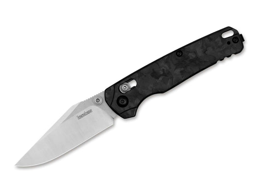 Briceag Bel Air Clip Point CF Kershaw- Lama MagnaCut, Maner Fibra Carbon