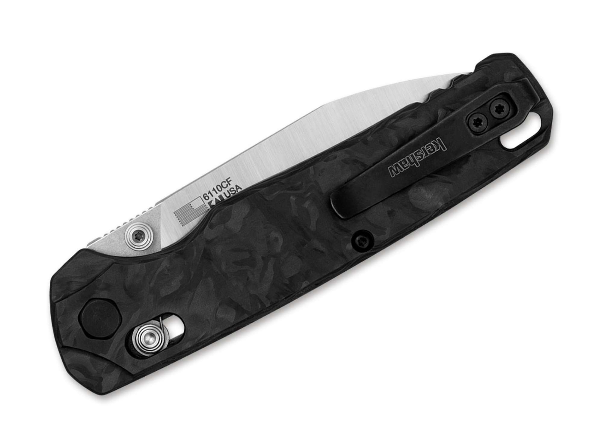Briceag Bel Air XL Black CF MagnaCut 2TN Kershaw- Otel MagnaCut, Maner Fibra Carbon