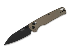 Briceag Bel Air XL Flat Dark Earth Aluminum M4 BLK Kershaw- Otel CPM M4, Mecanism DuraLock