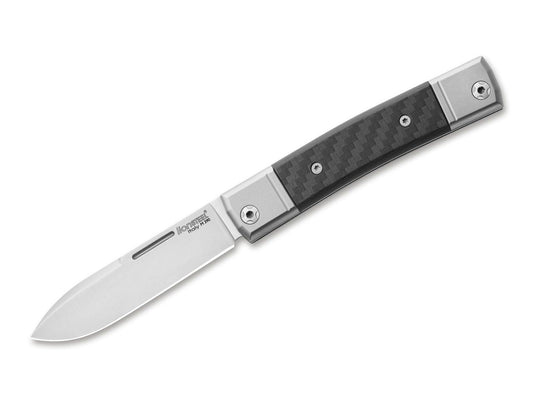 Briceag BestMan I Drop CF LionSteel- Lama M390, Maner Fibra Carbon