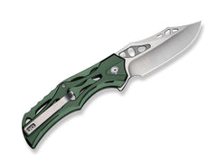 Briceag Biophase Nitro-V Green Aluminum CIVIVI- Maner Aluminiu Verde, Sistem Button Lock
