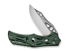 Briceag Biophase Nitro-V Green Aluminum CIVIVI- Maner Aluminiu Verde, Sistem Button Lock