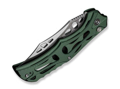 Briceag Biophase Nitro-V Green Aluminum CIVIVI- Maner Aluminiu Verde, Sistem Button Lock