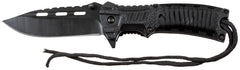 Briceag Blackrope Einhand Negru FoxOutdoor - Linerlock, Amnar Integrat