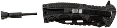 Briceag Blackrope Einhand Negru FoxOutdoor - Linerlock, Amnar Integrat