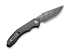 Briceag Bluetick Damascus Carbon & G10 CIVIVI- Lama Damasc, Maner Carbon & G10