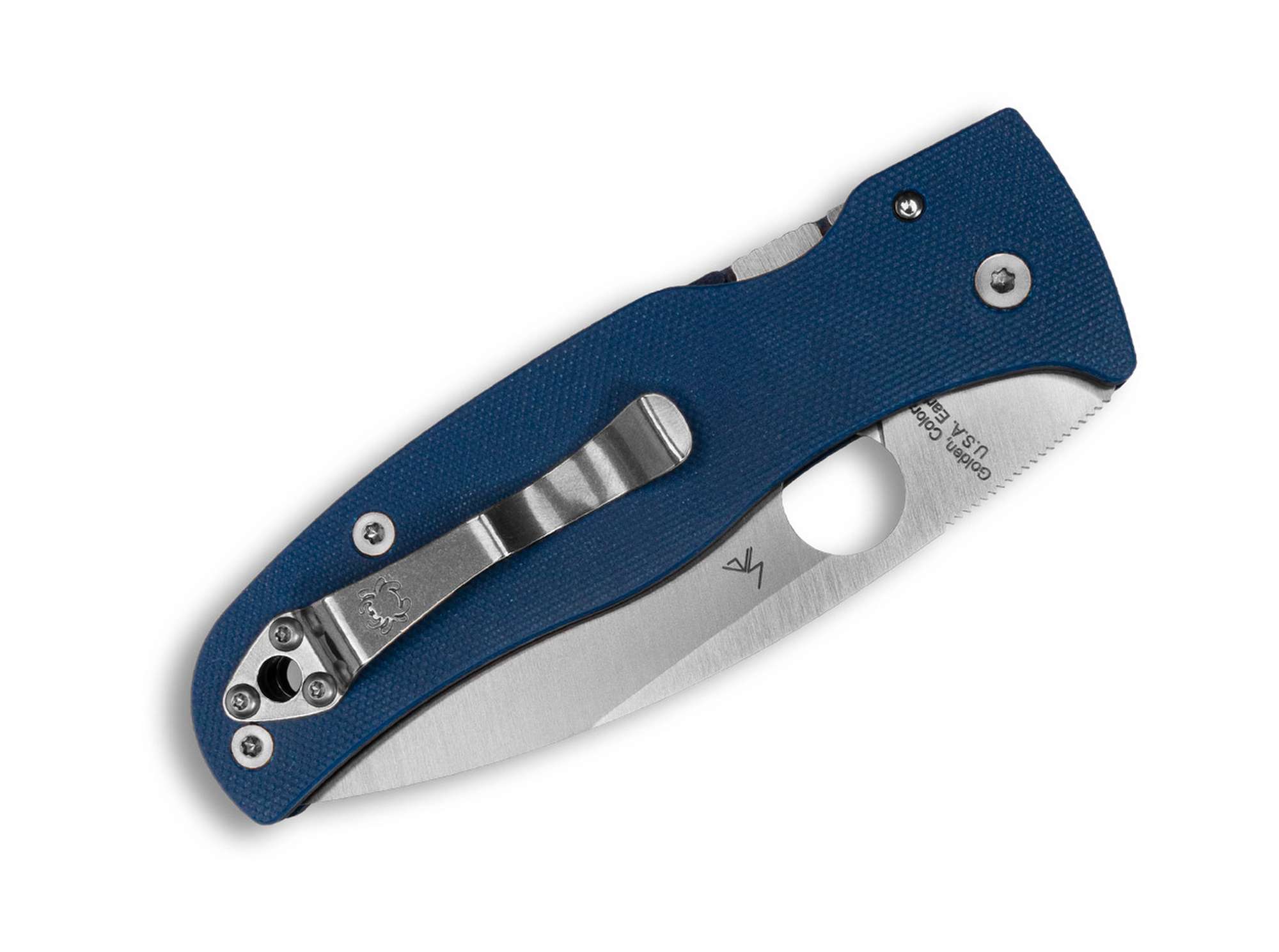 Briceag Bodacious CPM SPY27 PlainEdge Spyderco- Lama Otel CPM SPY27, Compression Lock