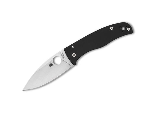 Briceag Bodacious G10 Black PlainEdge Spyderco- Maner G10, Lama S30V