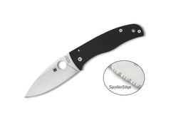 Briceag Bodacious G10 Black SpyderEdge Spyderco- Oțel CPM S30V, Mecanism Compression Lock