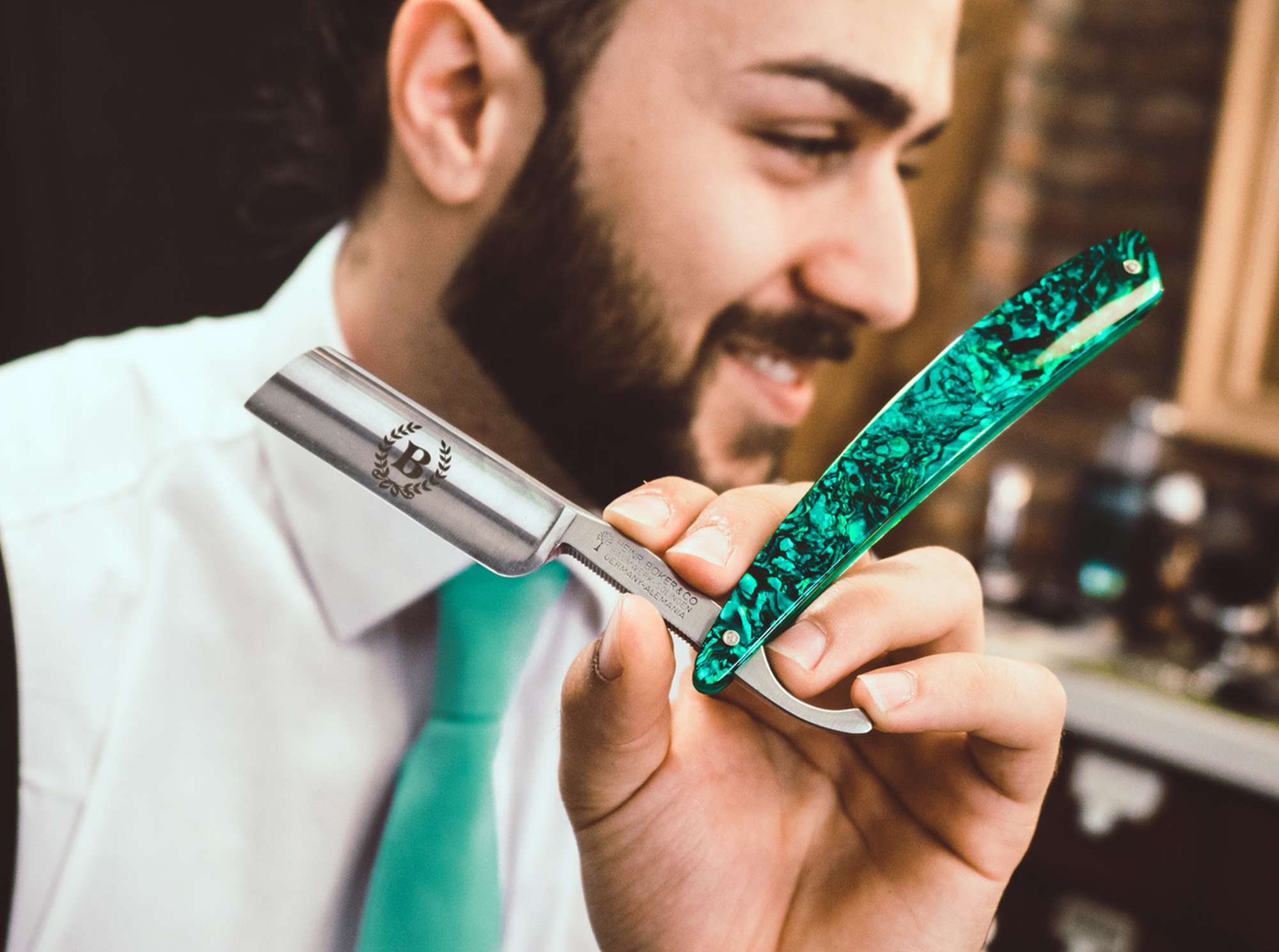 Briceag Böker Abalone Heinr. Böker Baumwerk GmbH- Lama Otel Carbon, Maner Abalone Premium