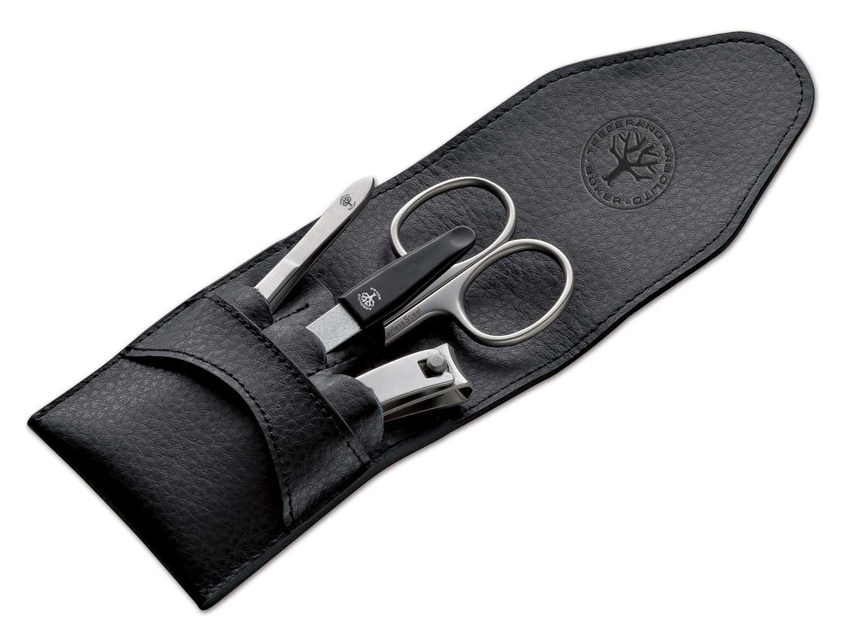 Briceag Böker Argentina Manicure Set Basic L BÖKER ARBOLITO S.A.- Piele premium, Instrumente inox