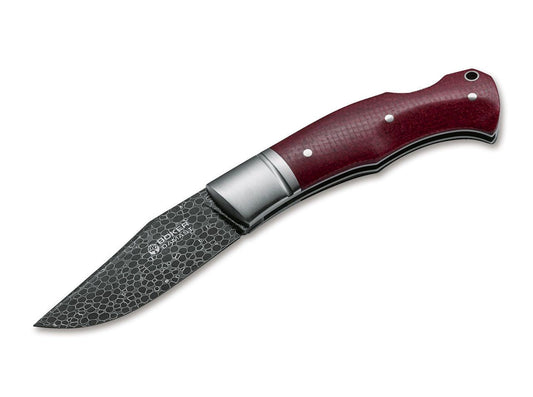 Briceag Böker Boxer Damast Heinr. Böker Baumwerk GmbH- Damasc, Micarta