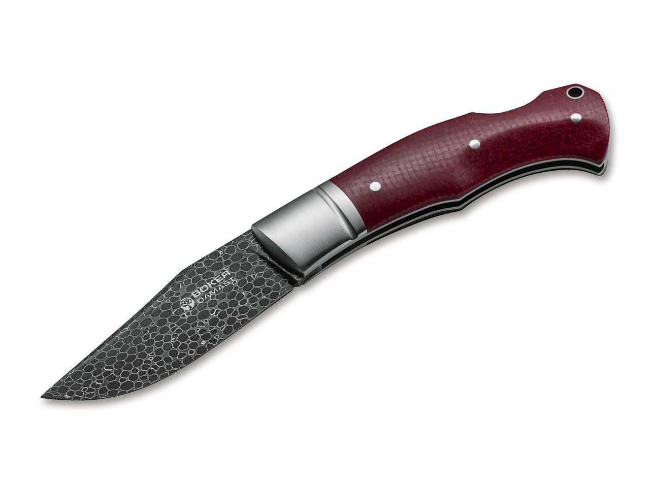Briceag Böker Boxer Damast Heinr. Böker Baumwerk GmbH- Damasc, Micarta