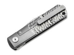 Briceag Böker BRLW Meteorite Damast Platinum Edition- Lama Damasc Meteorit, Acoperire Platină