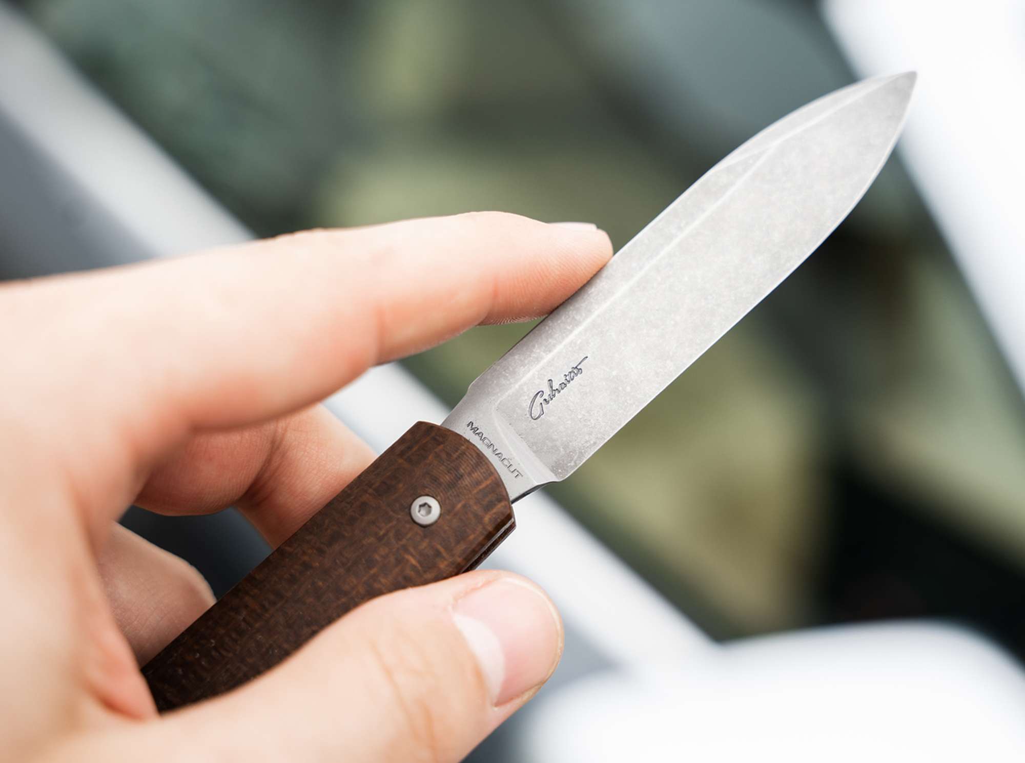 Briceag Böker Coffin Burlap Micarta Böker- Maner Micarta, Lama MagnaCut