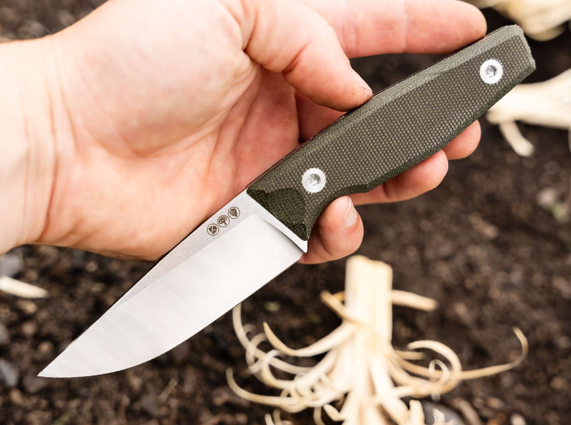Briceag Böker Daily Knives AK4- Lama Otel CPM-3V, Maner Micarta