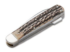 Briceag Böker Hunters Knife Mono CPM Böker- Lamă CPM-CruWear, Mâner Hirschhorn