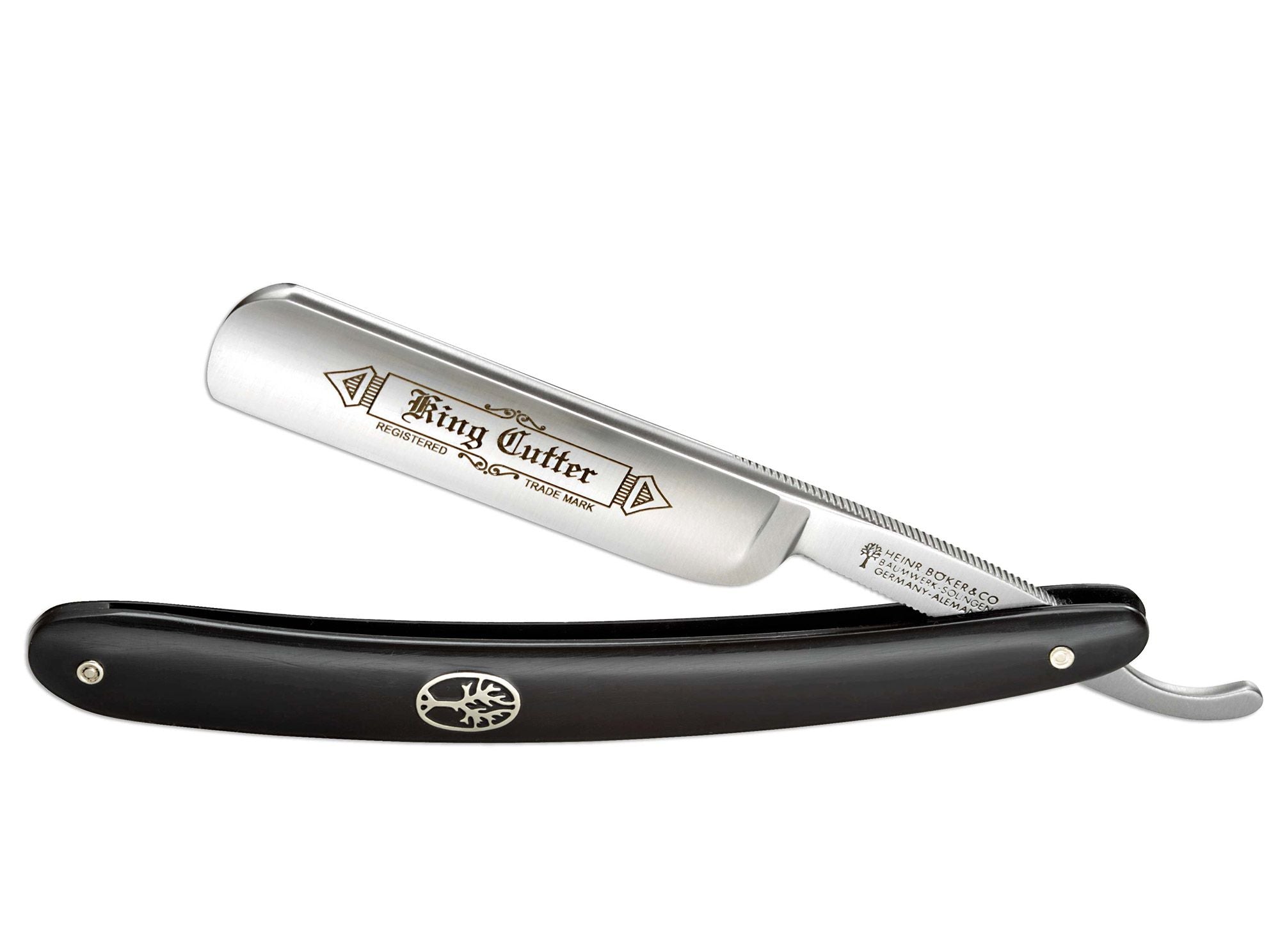 Briceag Böker King Cutter Black Heinr. Böker Baumwerk GmbH- Model Clasic, Barbierit Precis
