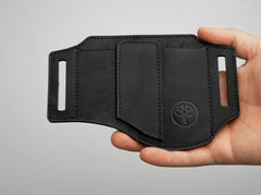 Briceag Böker Leather Holster ED-Three Black Böker- Piele Nubuc, Capacitate 3 Obiecte
