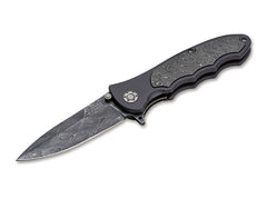 Briceag Böker Leopard-Damast III Collection Böker- Lamă Damasc, Ediție Colecție