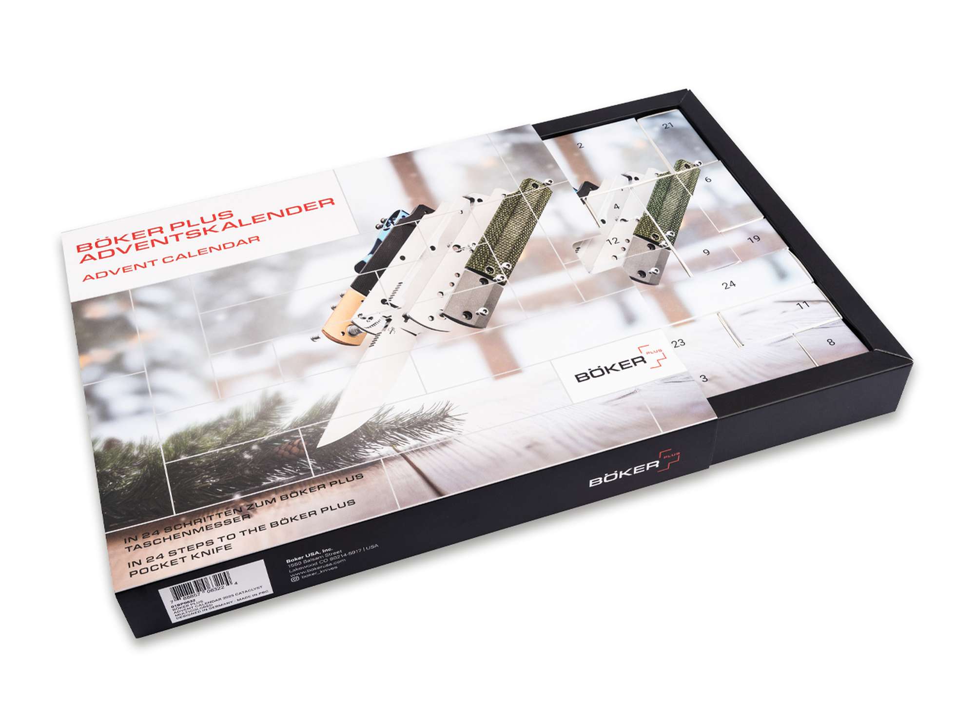Briceag Böker Plus Advent Calendar Cataclyst Böker- Cadou, Personalizabil