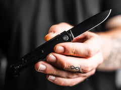 Briceag Böker Plus Atlas All Black Böker- Negru Complet, Slipjoint