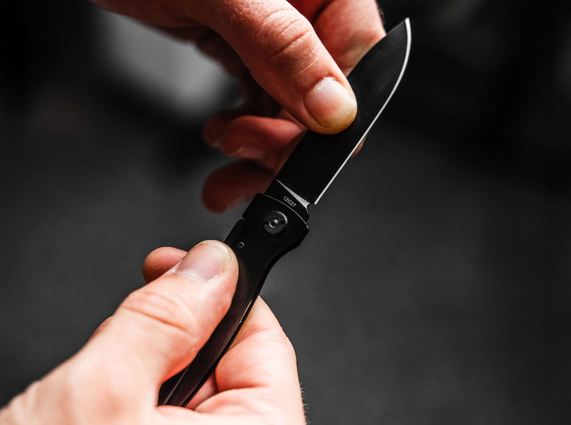 Briceag Böker Plus Atlas All Black Böker- Negru Complet, Slipjoint