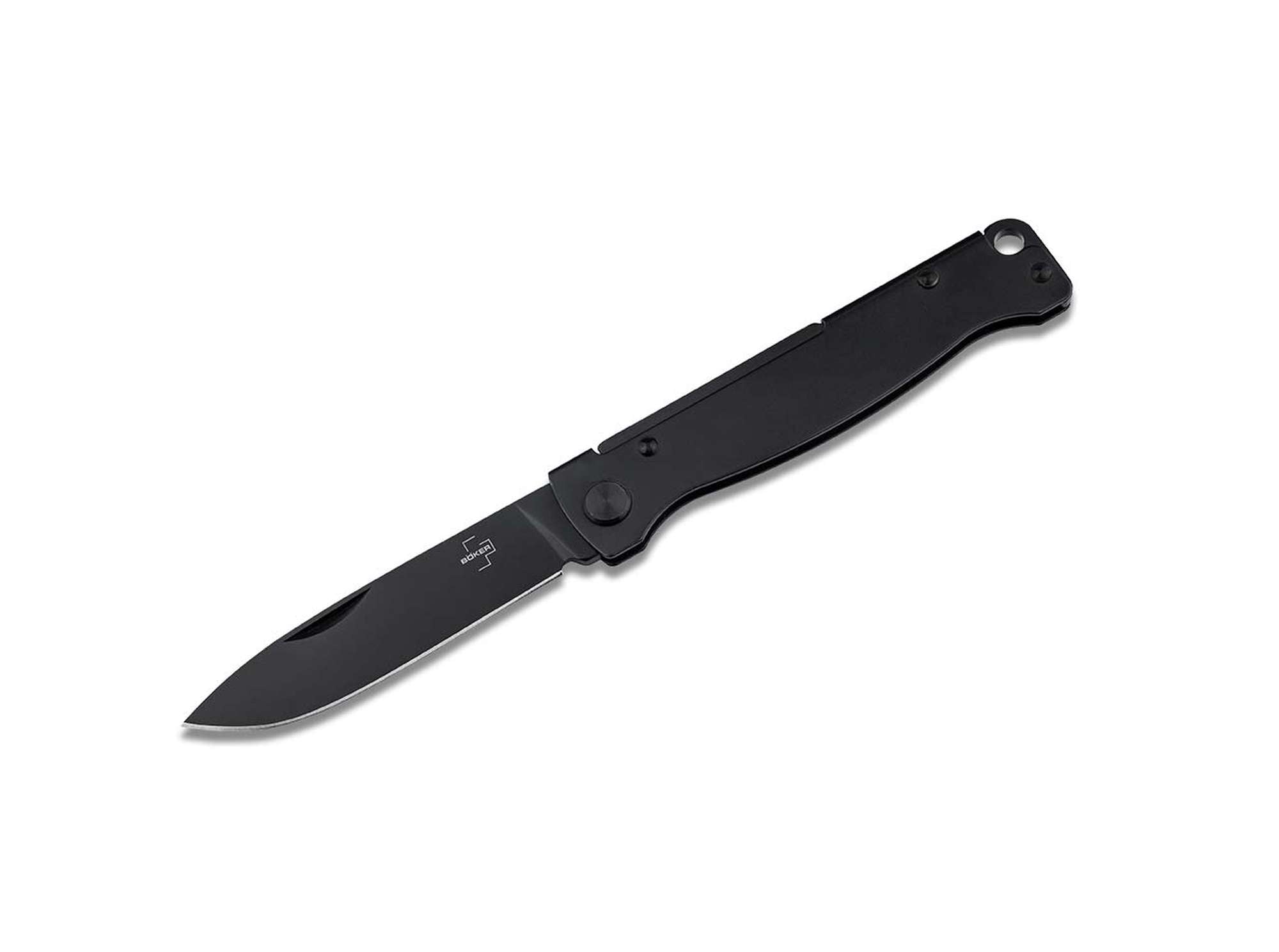 Briceag Böker Plus Atlas All Black Böker- Negru Complet, Slipjoint