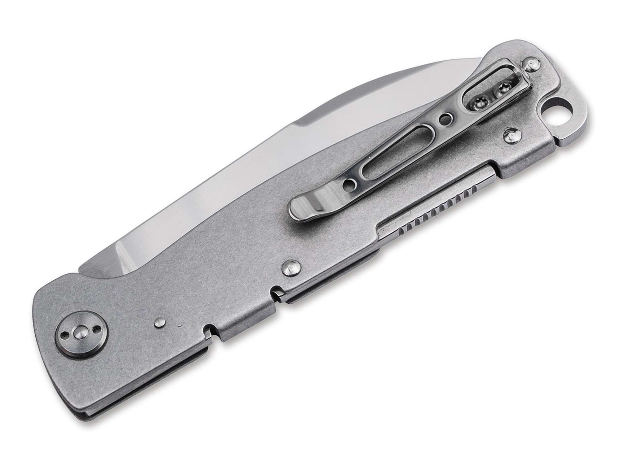 Briceag Böker Plus Atlas Backlock Droppoint – Cuțit EDC Compact, Versatil și Fiabil
