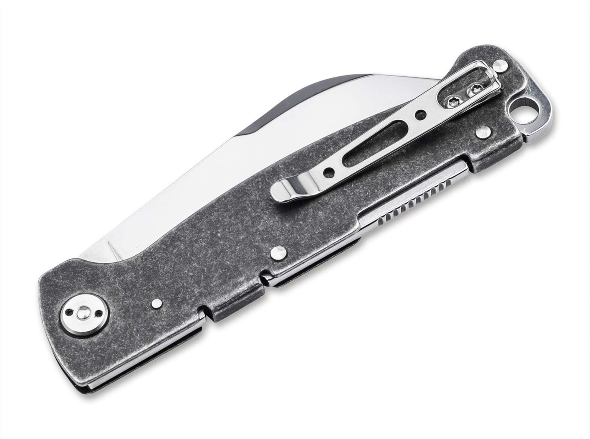 Briceag Böker Plus Atlas Backlock Sheepfoot – Cuțit EDC Compact, Fiabil și Extrem de Practic