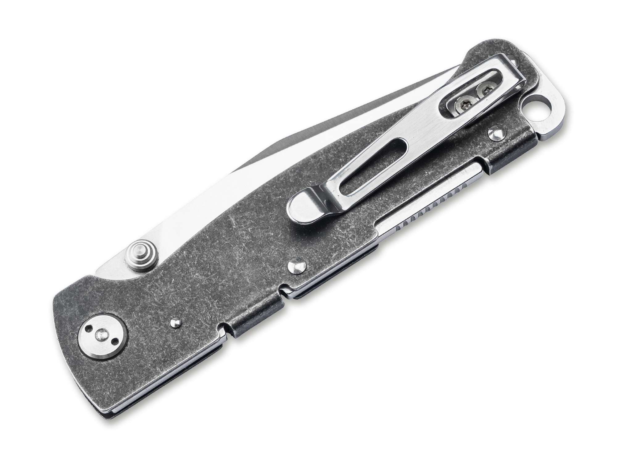 Briceag Böker Plus Atlas Clippoint TS Böker- Lamă D2, Utilizare EDC