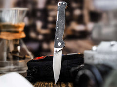 Briceag Böker Plus Atlas Clippoint TS Böker- Lamă D2, Utilizare EDC