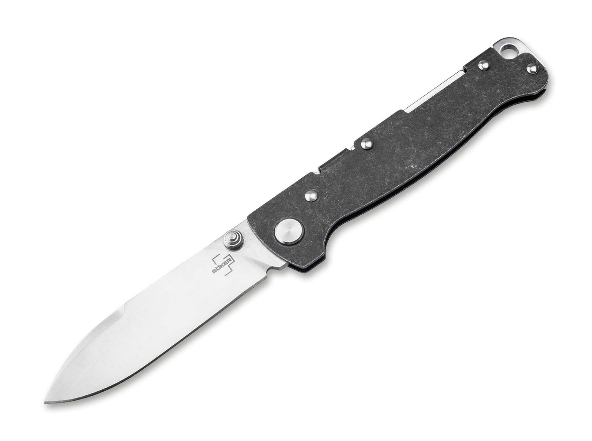 Briceag Böker Plus Atlas Droppoint TS Heinr. Böker Baumwerk GmbH- Lama D2, Utilizare EDC