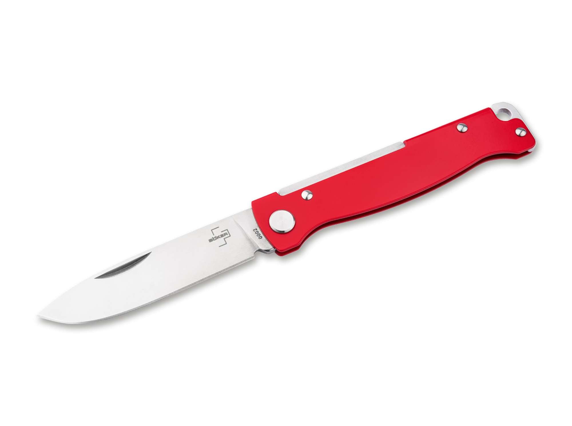 Briceag Böker Plus Atlas Red – Cuțit EDC Clasic, Subțire și Elegant