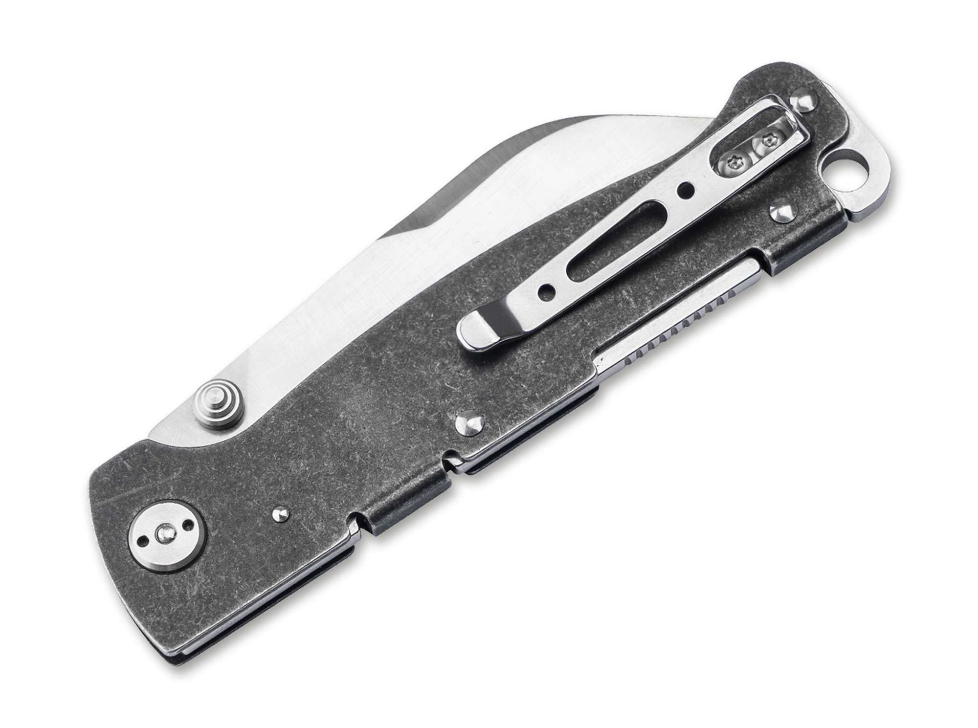 Briceag Böker Plus Atlas Sheepfoot TS – Cuțit EDC Slim D2 cu Backlock