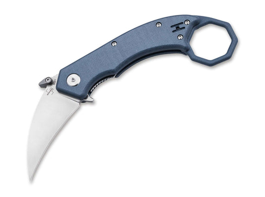 Briceag Böker Plus HEL Karambit Blue/Grey Heinr. Böker Baumwerk GmbH- Flipper Opening, Wave-Opener