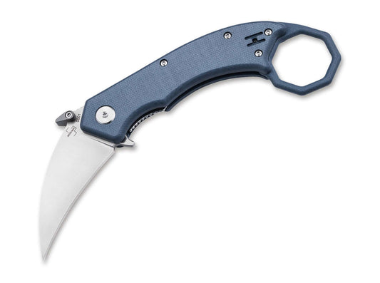 Briceag Böker Plus HEL Karambit Blue/Grey Heinr. Böker Baumwerk GmbH- Flipper Opening, Wave-Opener