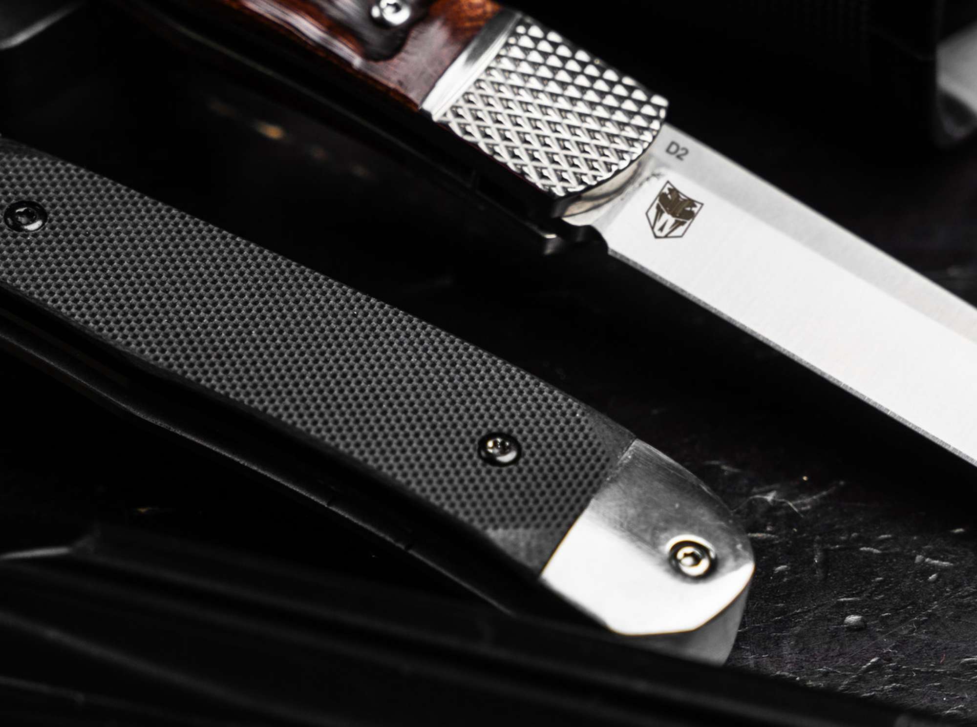 Briceag Böker Plus Hidden Release Trapper Appaloosa Bone