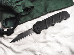 Briceag Böker Plus Kalashnikov OTF Bowie Böker- Lama D2 Stonewash, Prindere Sigura