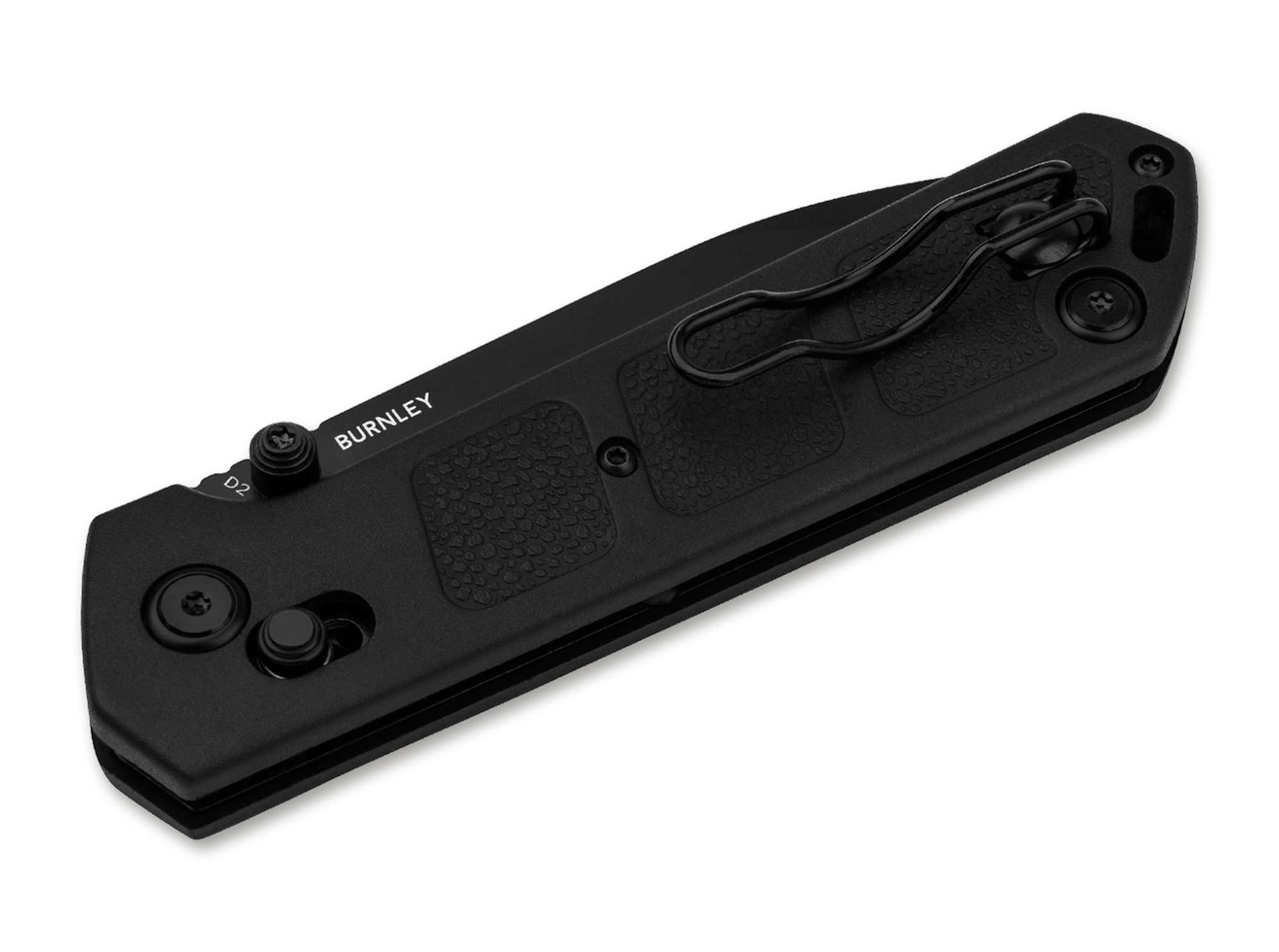 Briceag Böker Plus Kihon DC All Black Böker- Lamă D2 Black, Blocare Crossbar