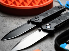 Briceag Böker Plus Kihon DC All Black Böker- Lamă D2 Black, Blocare Crossbar