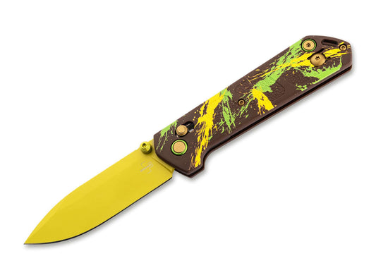 Briceag Böker Plus Kihon Dubai Chocolate Heinr. Böker Baumwerk GmbH- Lamă D2, Blocaj Crossbar