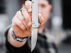 Briceag Böker Plus Kwaiken Push Button Flipper- Lama CPM-S35VN, Maner Titan