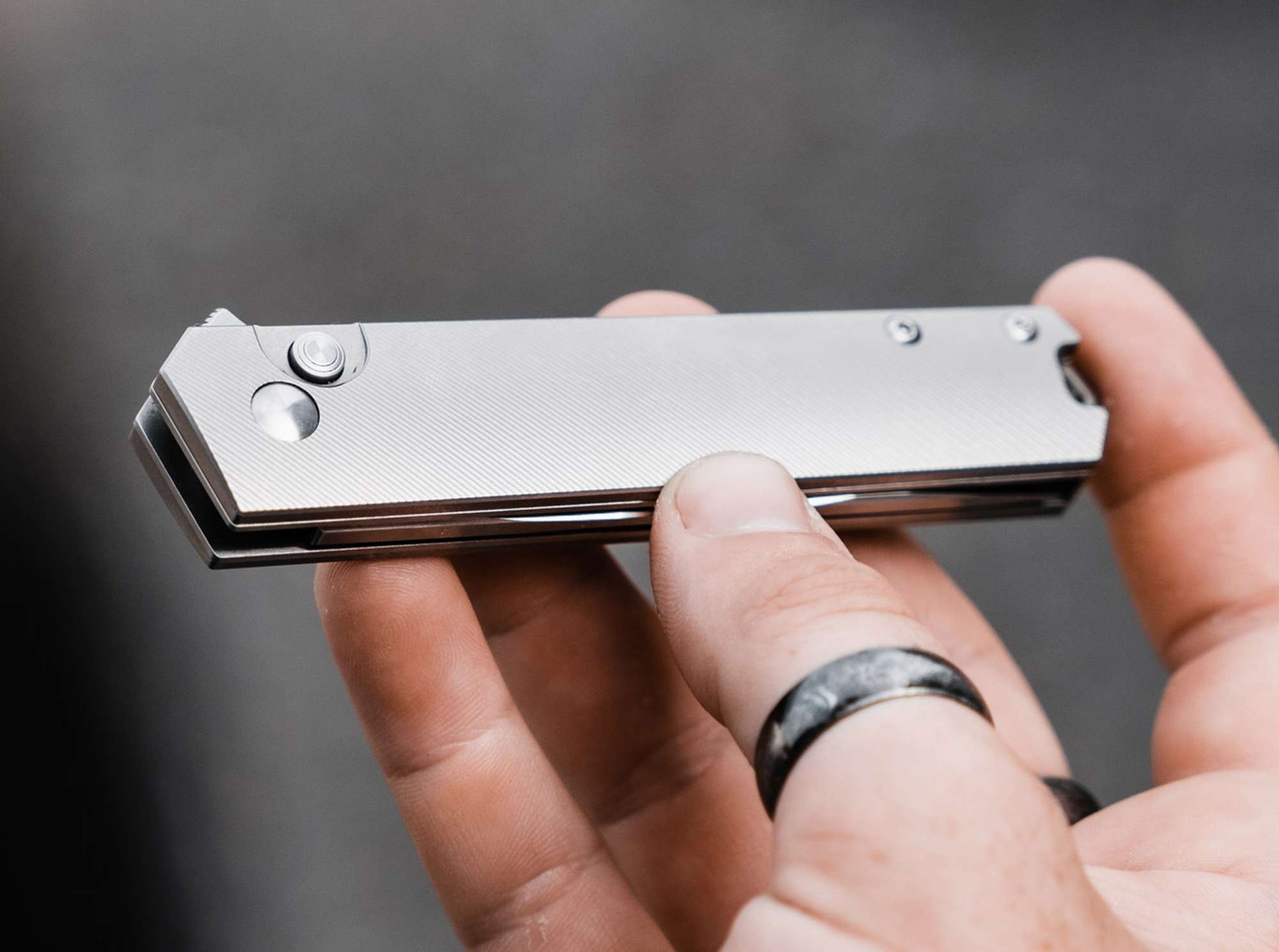 Briceag Böker Plus Kwaiken Push Button Flipper- Lama CPM-S35VN, Maner Titan