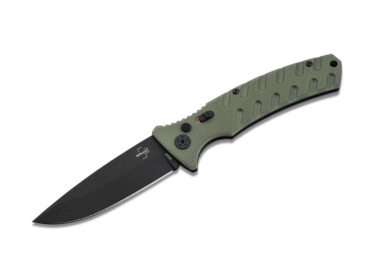 Briceag Böker Plus Large Strike Grivory Green