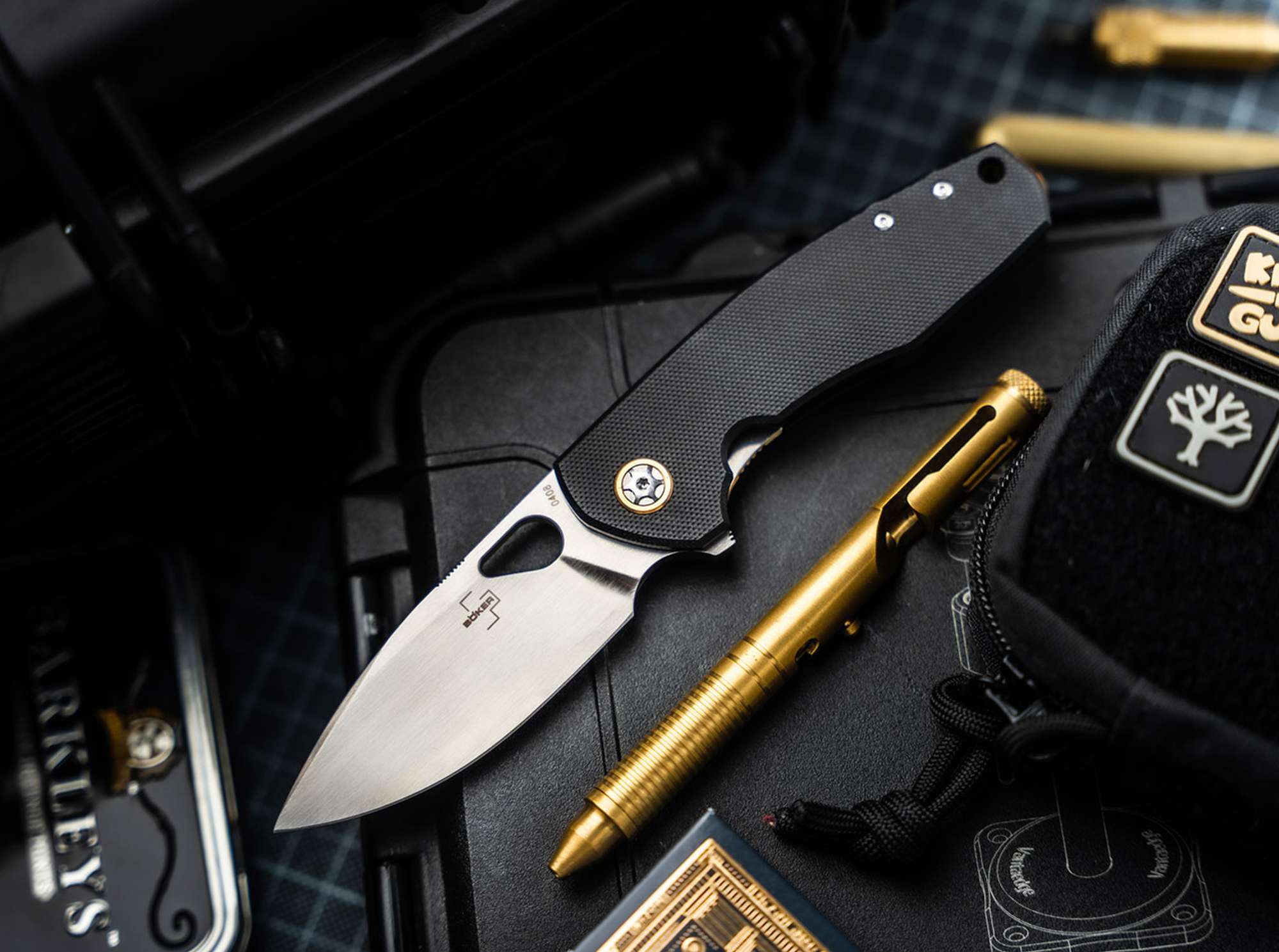 Briceag Böker Plus Little Friend Black Boker- Utilizare EDC, Lama S35VN